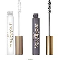 L’Oréal Paris Voluminous Primer & Mascara Set, Blackest Black, Primer + Mascara, 1 Count