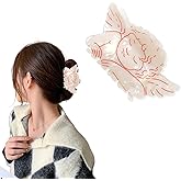PODUOJIEYI Valentines Claw Clips for Women Cartoon Angel Hair Clips Non-Slip Strong Hold Acrylic Hair Claws Sparkling White Cupid Hair Barrettes Cute Hair Accessories for Valentines Gift Party Costume