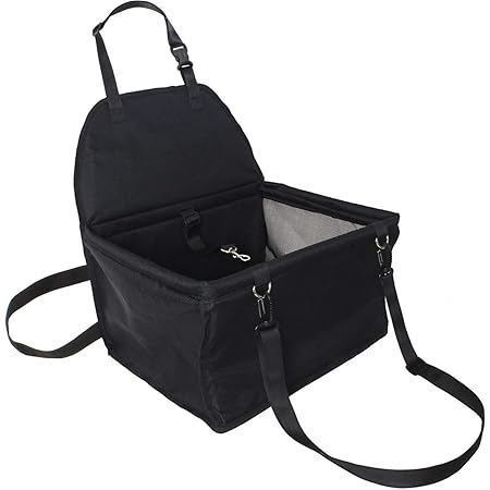 igadgitz Xtra U6960 - Polyester Hunde Autositz Autositzbezug Hund Wasserfester Sitzerhöhung Hund mit Sicherheitsgurt/Leine - 