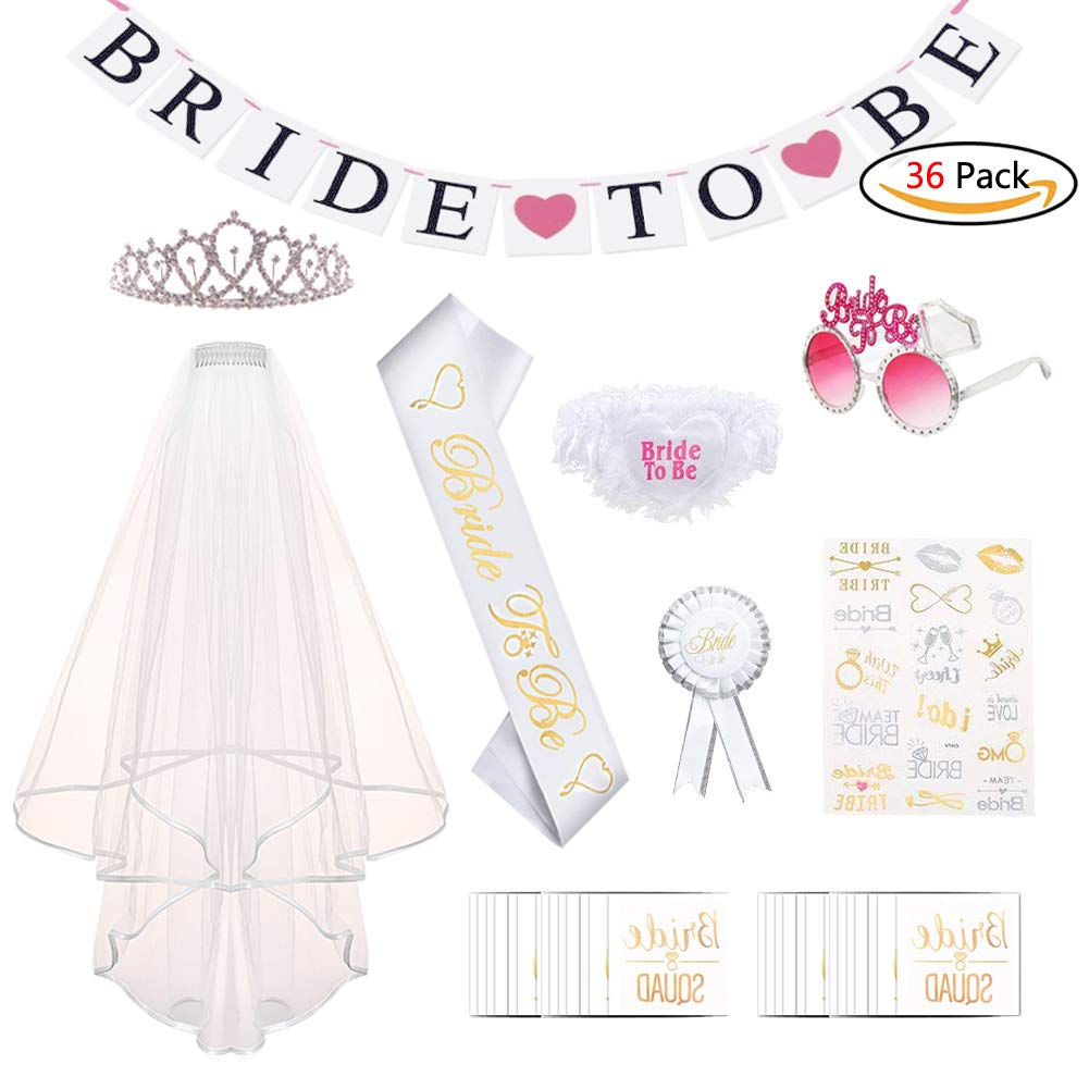 Hen Party Accessories Bride to Be Sash Set Including Bride Sash