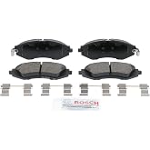 BOSCH BE1035H Blue Ceramic Disc Brake Pad Set with Hardware - Front | Compatible with Select Chevrolet Aveo, Aveo5, Optra, Spark, Spark EV; Pontiac G3, Wave, Wave5; Suzuki Forenza, Reno