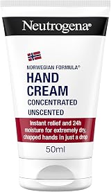 Neutrogena Norwegian Formula Concentrated Unscented Hand Cream 50ml Dry Chapped