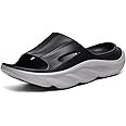 AnyuTech Recovery Slides for Men and Women - Orthopedic Sandals with Arch Support & Thick Cushion, Plantar Fasciitis Slippers, Lightweight Non-Slip Slides for Post-Workout Recovery