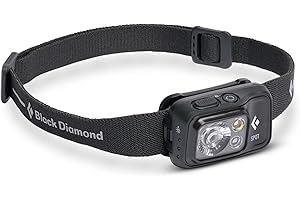 BLACK DIAMOND Spot 400 Headlamp | 400 Lumens Brightness, Dimmable | Waterproof & Durable | 3X AAA Battery Operated (Included) | Black
