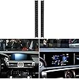 NVCNX Car Dashboard Navigation Frame Cover Decal Compatible with Lexus ​IS250 2014 2015 / IS200t 2016 2017 / IS300 2016-2020 / IS350 2014-2020 Carbon Fiber Interior Trim Accessories Black