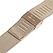 TRUMiRR 16mm Watchband Mesh Stainless Steel Metal Watch Band Strap Bracelet for Motorola Moto 360 2 (2nd Gen 42mm Women's 2015),Huawei Talkband B3 with Tool and Spring Bar, Rose Gold