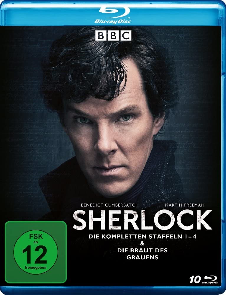 Sherlock - Die komplette Serie: Staffeln 1-4 & Die Braut des Grauens auf 10 BDs LTD.