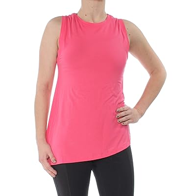 DKNY Women's Pink Pleated Sleeveless Top XS Bahrain Ubuy