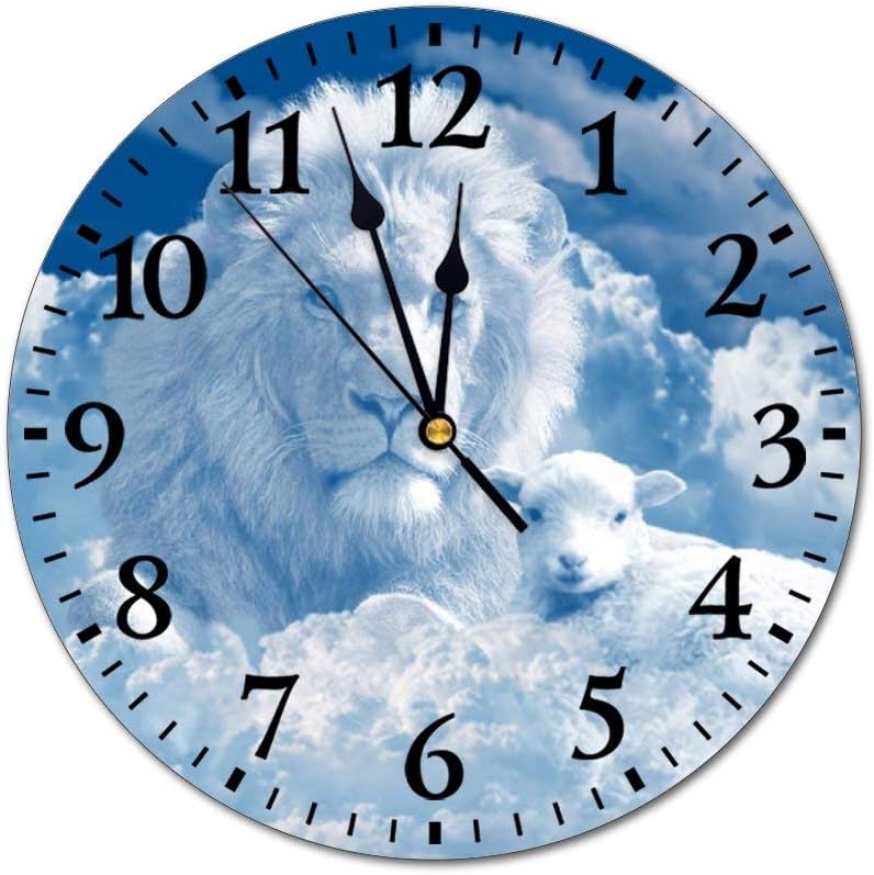 Promini Fashion PVC Wall Clock Jesus Christ God Holy Spirit