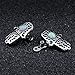 14g Opal Hamsa Hand Dermal Anchor Tops and base Surgical Steel Diver Dermal Body Piercing