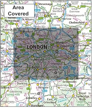 London Boroughs Postleitzahl District Map Papier Matt Face Laminiert Amazon De Burobedarf Schreibwaren