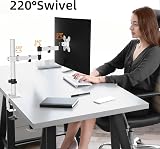 Bracwiser Single Monitor Arm Desk Mount 13-32in VESA 75/100 White view 6