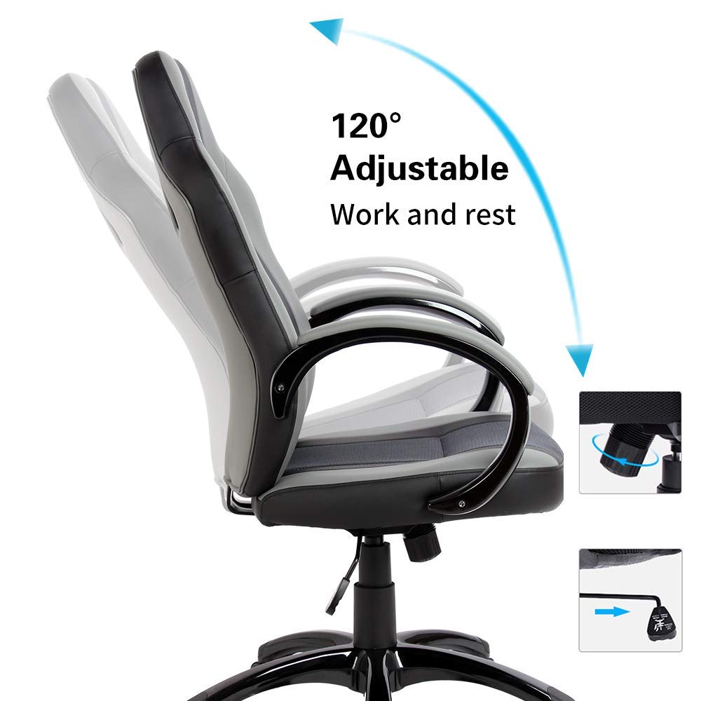 Smugdesk Office Chair, High Back Ergonomic Gaming Desk Chairs for