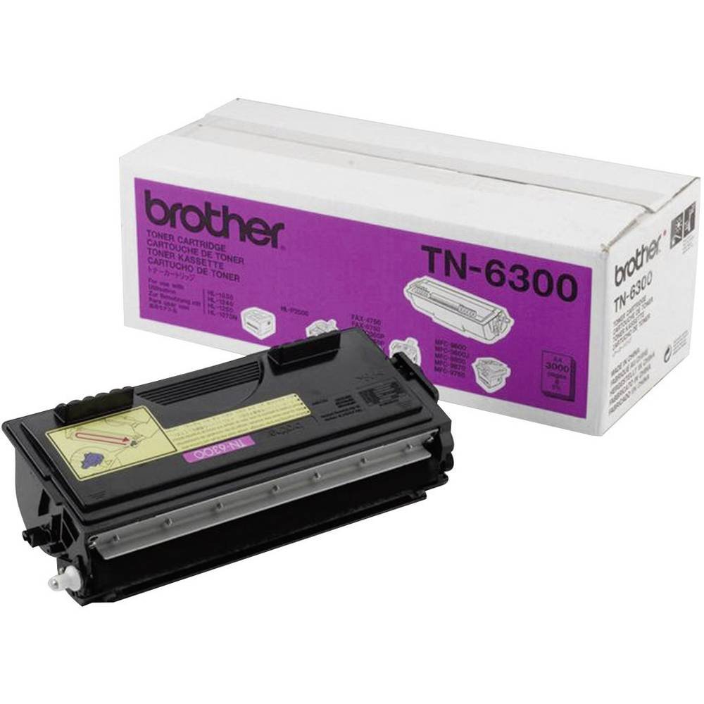 Brother TN6300 - High Yield - black - original - toner cartridge - for Brother DCP-1200, HL-1230, 1240, 1250, 1270, 1430, 1440, 1450, 1470, P2500, MFC-8600, 9600
