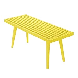 Plank+Beam Entryway Bench, Wooden End of Bed Bench