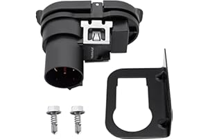 68014986AB Rear Bumper Trailer Hitch Plug, 7-Way Tow Connector Compatible with Dodge Ram 1500 2500 3500, Durango, Jeep Grand 