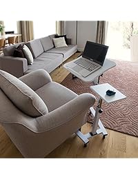 Tatkraft   Soporte de mesa para portátil con ruedas y alfombrilla para ratón (67 x 52 x 27.6 39.2 in)
