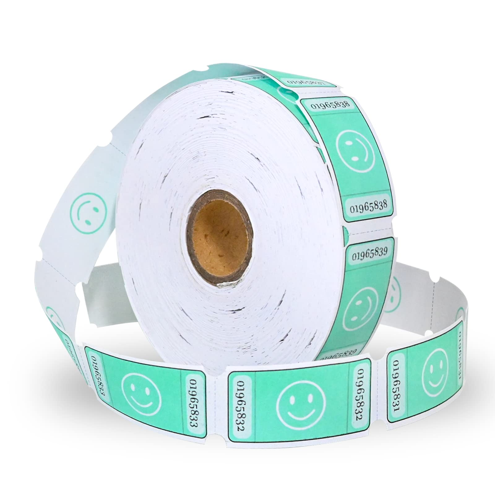 L LIKED Smile Raffle Tickets Single Roll Each
