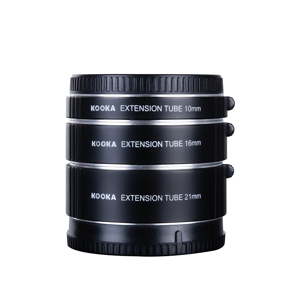 Kooka KK-SE47A Extension Tube Kit for Sony E-mount 10 mm Black