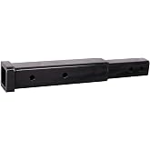 GEN-Y Hitch Receiver Extension, 14" Long, 2" x 2", 10,000 lb Tow Rated | Powder-coated steel, 500 lb tongue capacity, great for bike rack &amp; cargo carriers