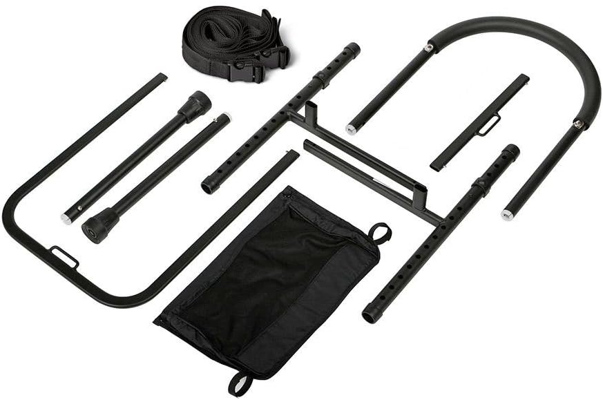 Medline Bed Assist bar With Storage Pocket, Height Adjustable Bed Rails for Elderly Adults, Assistance for Getting In & Out of Bed At Home: Health & Personal Care