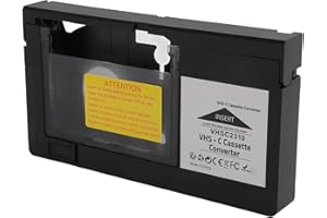Depisuta Video Cassettes Adapter Rehabilitation Function Camcorder Cassettes Adapter Compatibility for VHSC Straps That are S