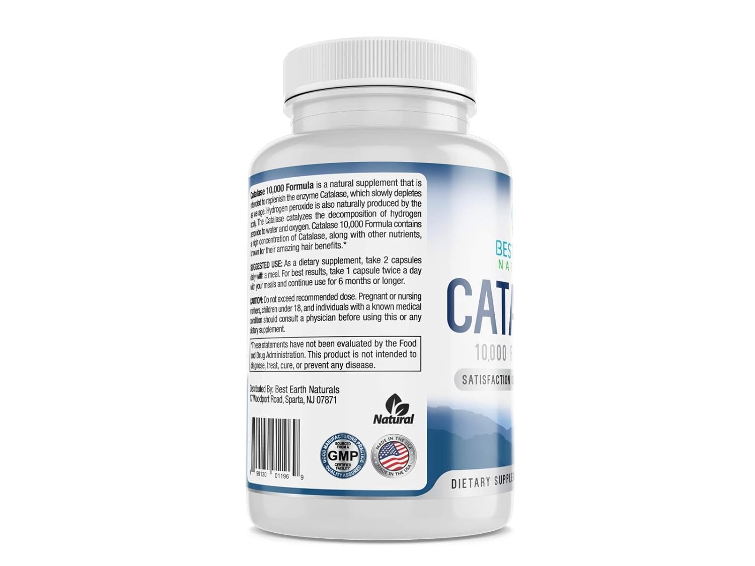 Catalase 10,000 Formula 3 Bottle Set Natural Catalase Enzyme Enhancer