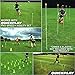 QuickPlay PRO Agility Poles (Set of 12) Adjustable Height: use as (x12) 3FT Soccer Agility Training Poles OR (x6) 6FT Coaching Sticks/Slalom Poles