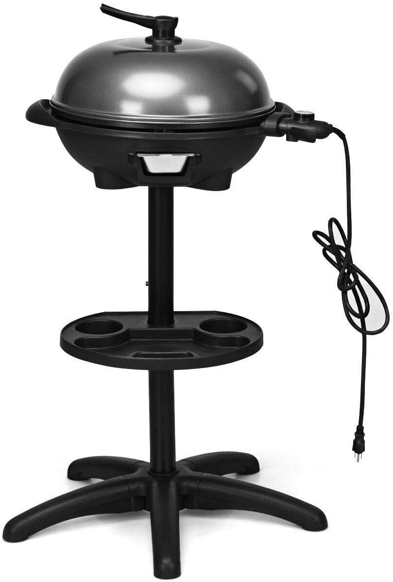 review VeenShop 1350 W Outdoor Electric BBQ Grill with Removable Stand Enjoy a Tasty Barbecue Without Smoke by Using This Professional Electric Grill.