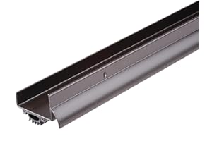 M-D Building Products 69554 36 in. Bronze Aluminum U-Shape Commercial Screw-on Under Door Seal