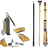 TapeTech Full 10/12 Drywall Taping &amp; Finishing Set with Taper, Boxes, Pump, Gooseneck, Corner Roller, Angle Head, Angle Box, Filler, Handles