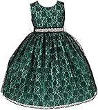 Little Baby Girls Elegant Lace Rhinestones Belt