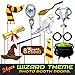 24pc Magical Wizard School Photo Booth Props for Children Birthday Party, Dress Up Novelty Decorations