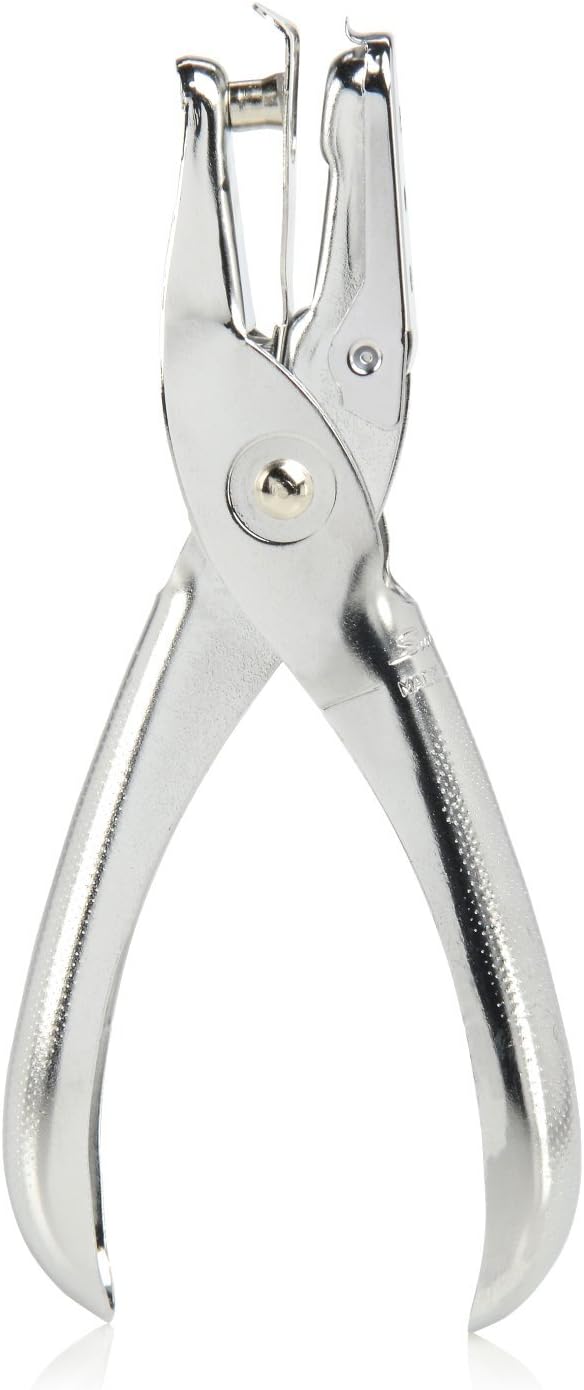 Swingline 1 Hole Punch, Single Hole Puncher, 5 Sheet Capacity, Classic Office Paper Punch for Craft Paper, DIY Crafts, Perfect for Home Office School Supplies, Chrome (74005) : Single Hole Paper Punches : Office Products