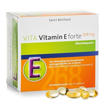 Sanct Bernhard VITA Vitamin-E-forte-Kapseln 268 mg