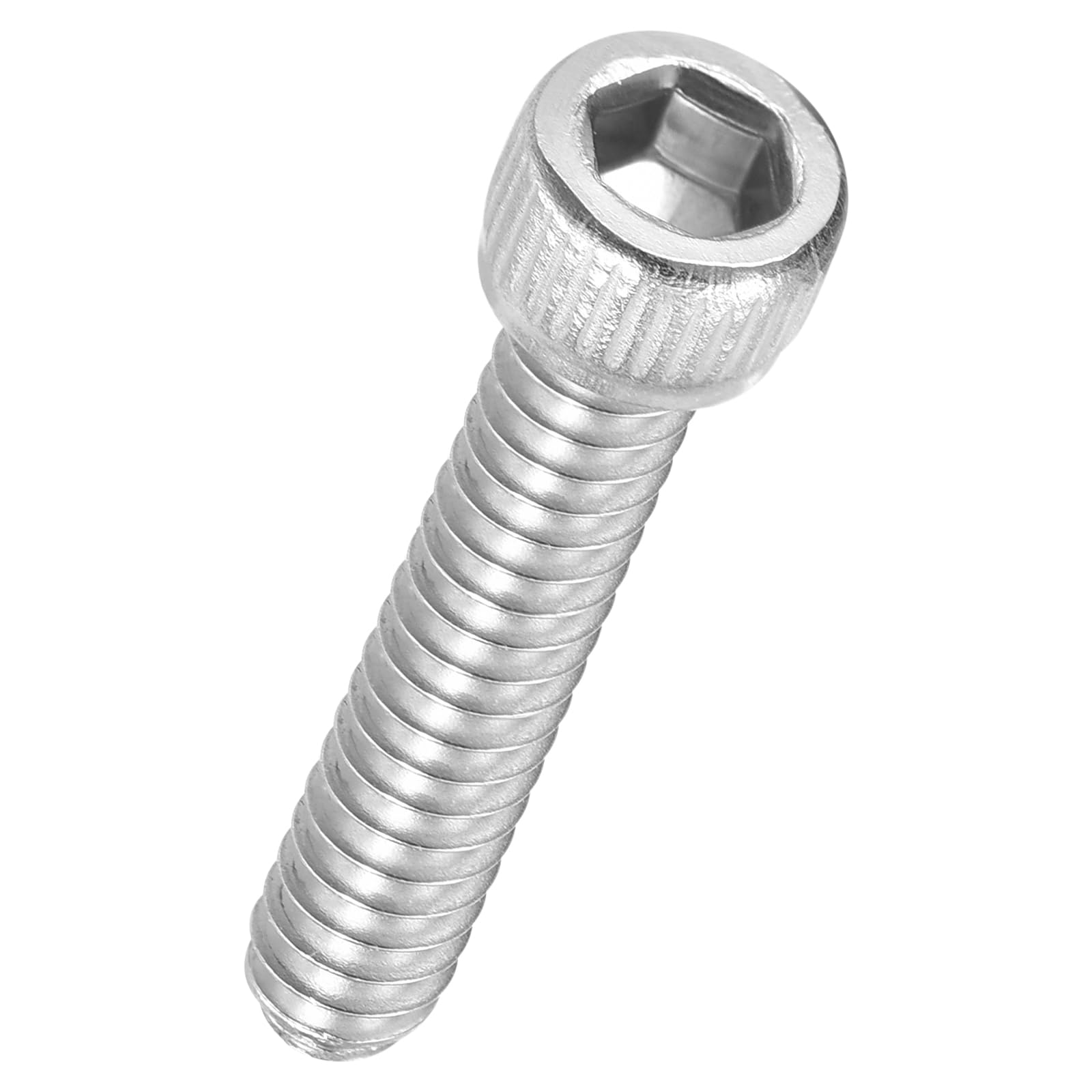 Kozelo 100pcs Socket Head Cap Screws - [#6-32 x 1"] UNC 304 Stainless Steel Allen Socket Drive for Electrical Motor 3D Printing Fan Engine Replacement Use, Silver — image 1