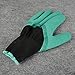 YIBANBAN Garden Genie Gloves with Claws Laborer Gloves for Digging and Planting As Seen on TV, 1 Pair
