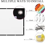 AndThere 72 Inch Projector Screen, HD Foldable Outdoor & Indoor Use view 7