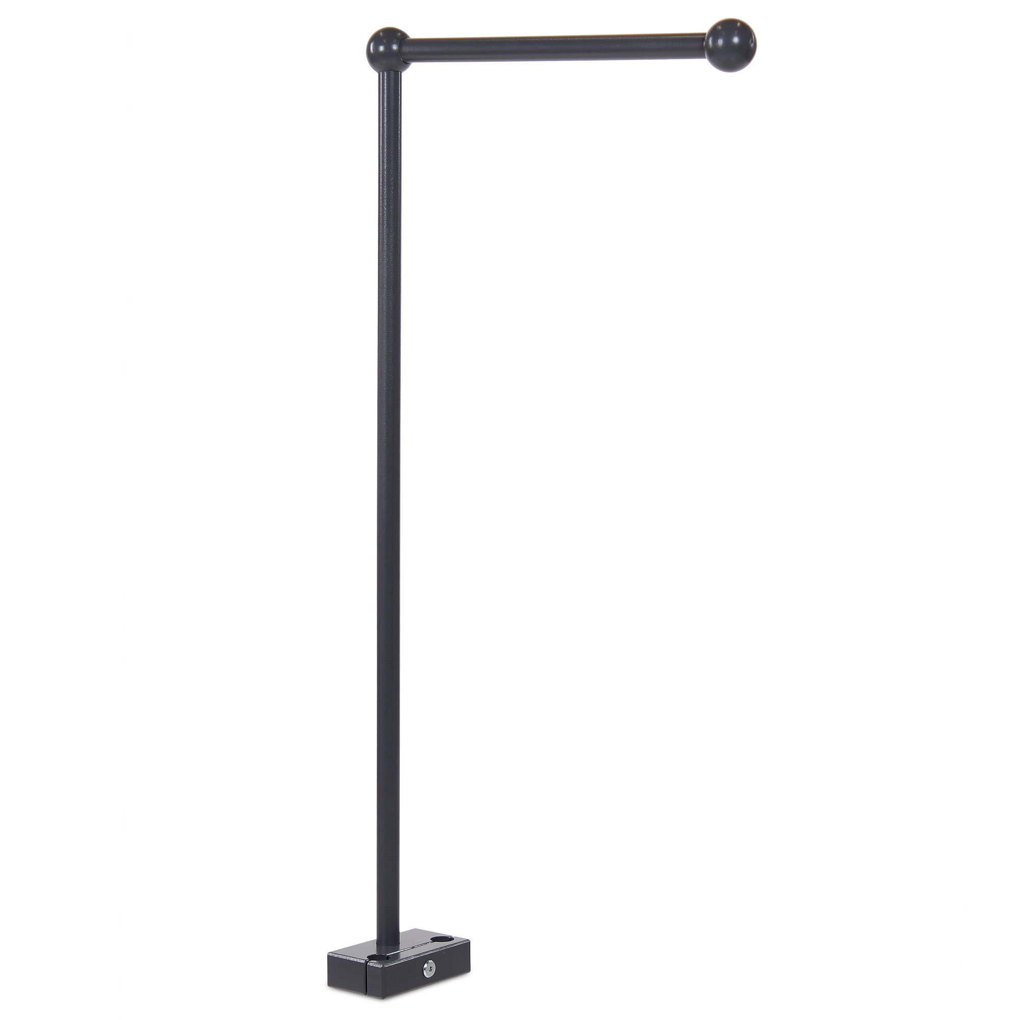 babybay Mobile Holder Suitable for All Models with Round Bars, Grey Varnished, Multi Color