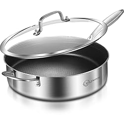 LOLYKITCH 6 QT Tri-Ply Stainless Steel Non-stick