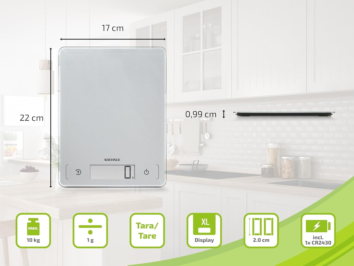 Soehnle Page Comfort Digital Kitchen Scale
