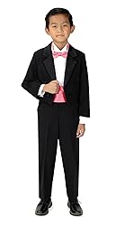 Spring Notion Boys' Black Classic Tuxedo with Tail