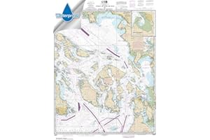 Paradise Cay Publications, Inc. NOAA Chart 18421: Strait of Juan de Fuca to Strait of Georgia; Drayton Harbor 34.9 x 47.3 (Waterproof)