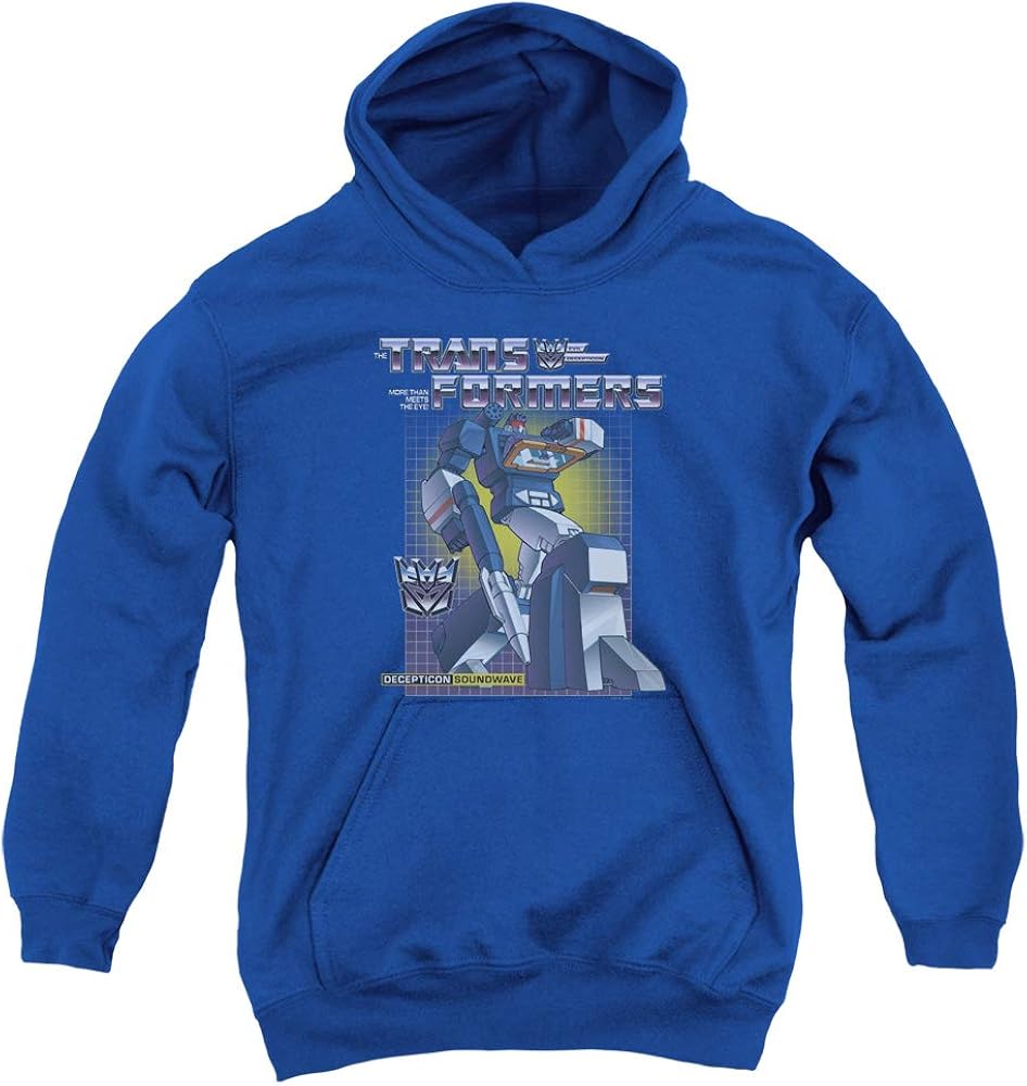 Transformers Kids Hoodie Soundwave Royal Hoody Clothing