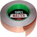 Tapes Master 1/2" x 36 Yds (12mmx33m) Copper Foil Tape - EMI Shielding Conductive Adhesive tape