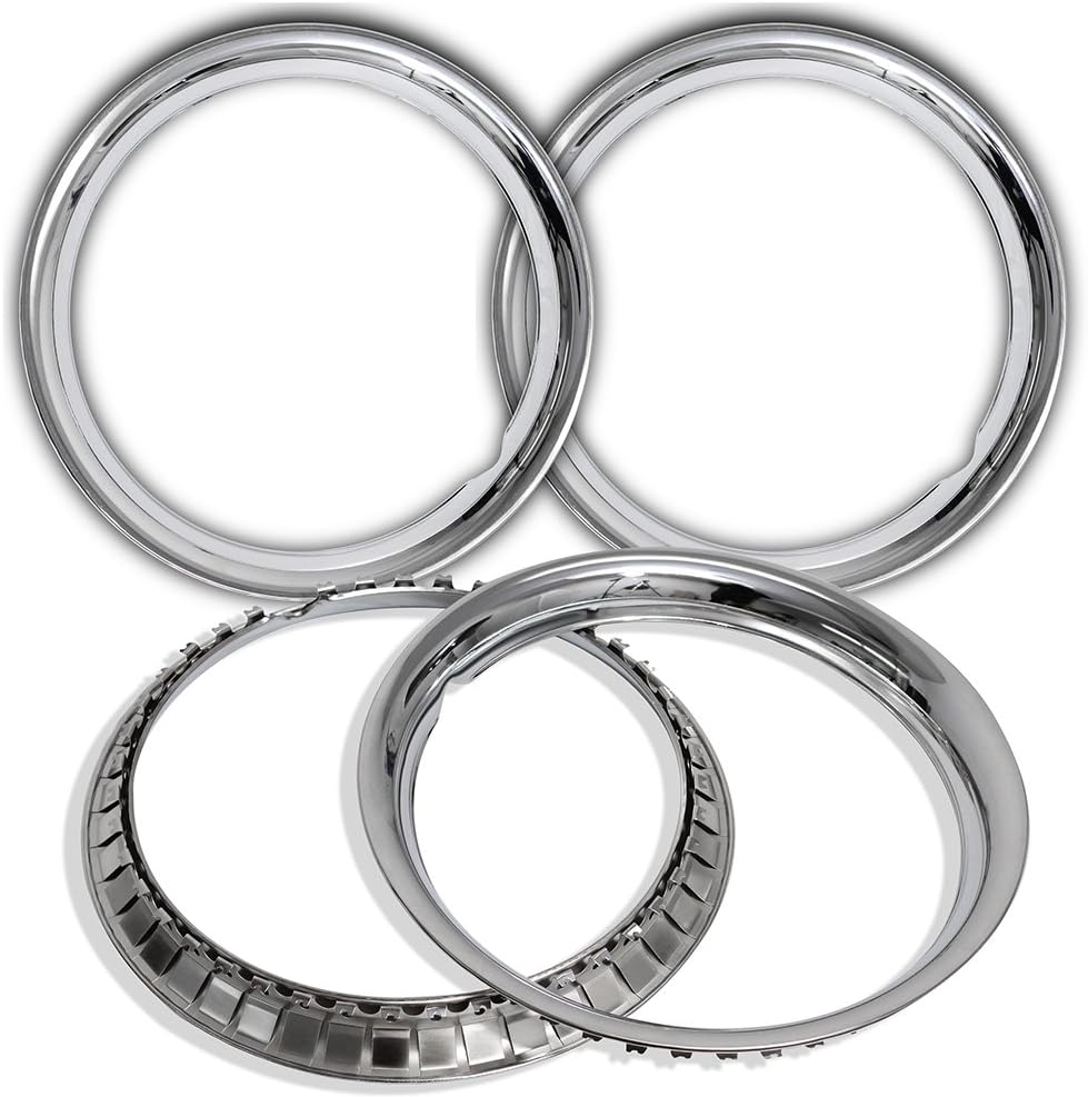 Trim Rings 16 inch diameter (Pack of 4) Stainless Steel Beauty Rims