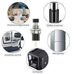 DIYhz Momentary Push Button Switch, 1A 250VAC SPST
