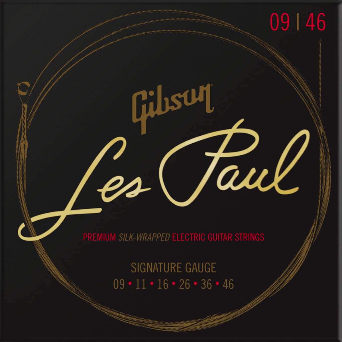 GIBSON SEG-LES Les Paul Premium Electric Guitar Strings Signature Gauge エレキギター弦商品画像