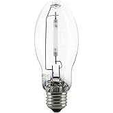 Sunlite 03600-SU LU35/MED High Pressure Sodium Light Bulb, 35 Watts, ED17/MED, Medium Base (E26), ANSI Code S76, 2250 Lumen, 16000 Life Hours, Clear, 2100K