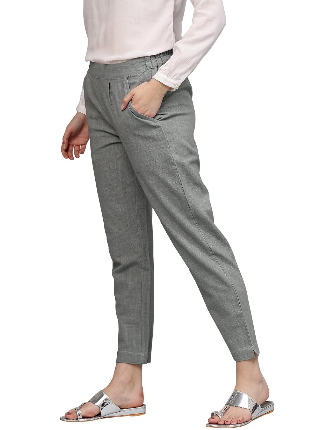 jaipur kurti women's regular fit cotton pant